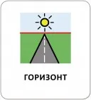 Картки з піктограмами. Орієнтування у просторі