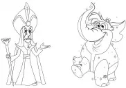 Disney Маля. Гра з кольором. Аладдін